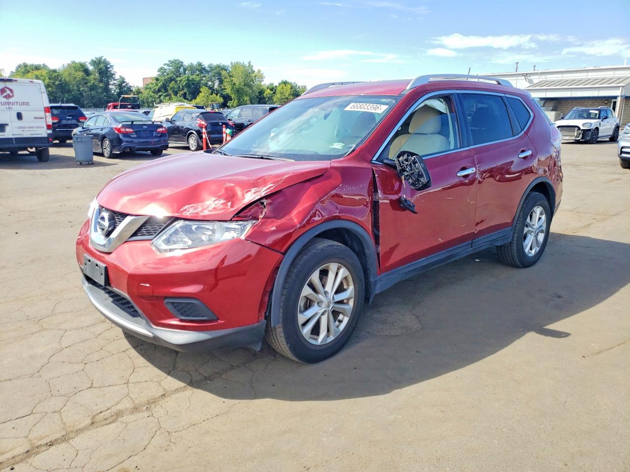 2016 NISSAN ROGUE SV | KNMAT2MV0GP721434 | UPCARS
