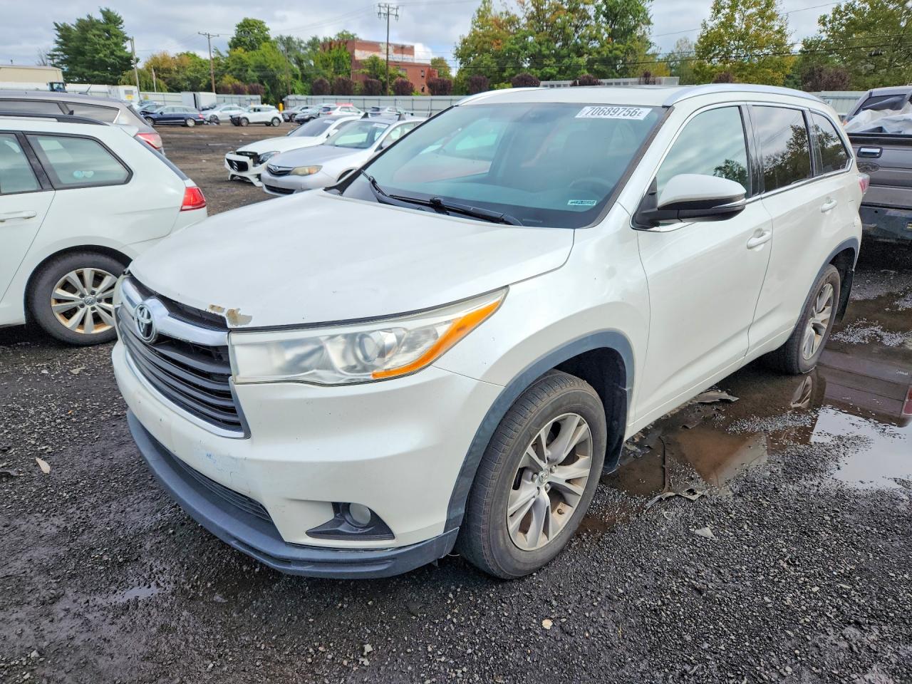 2014 TOYOTA HIGHLANDER XLE | 5TDJKRFH2ES023378 | UPCARS