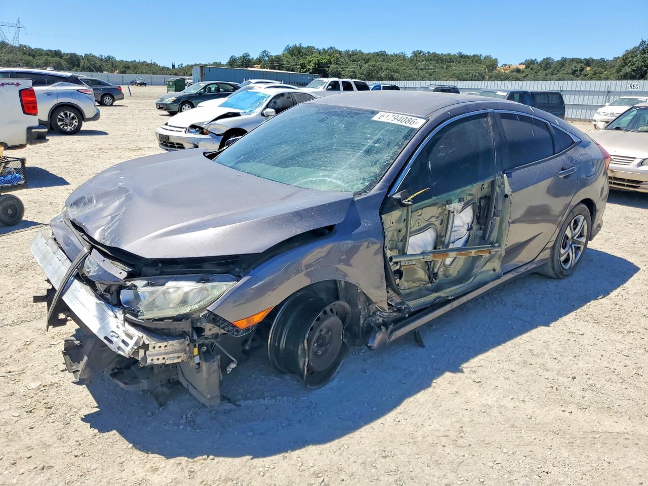 2017 HONDA CIVIC LX | 2HGFC2F53HH509721 | UPCARS