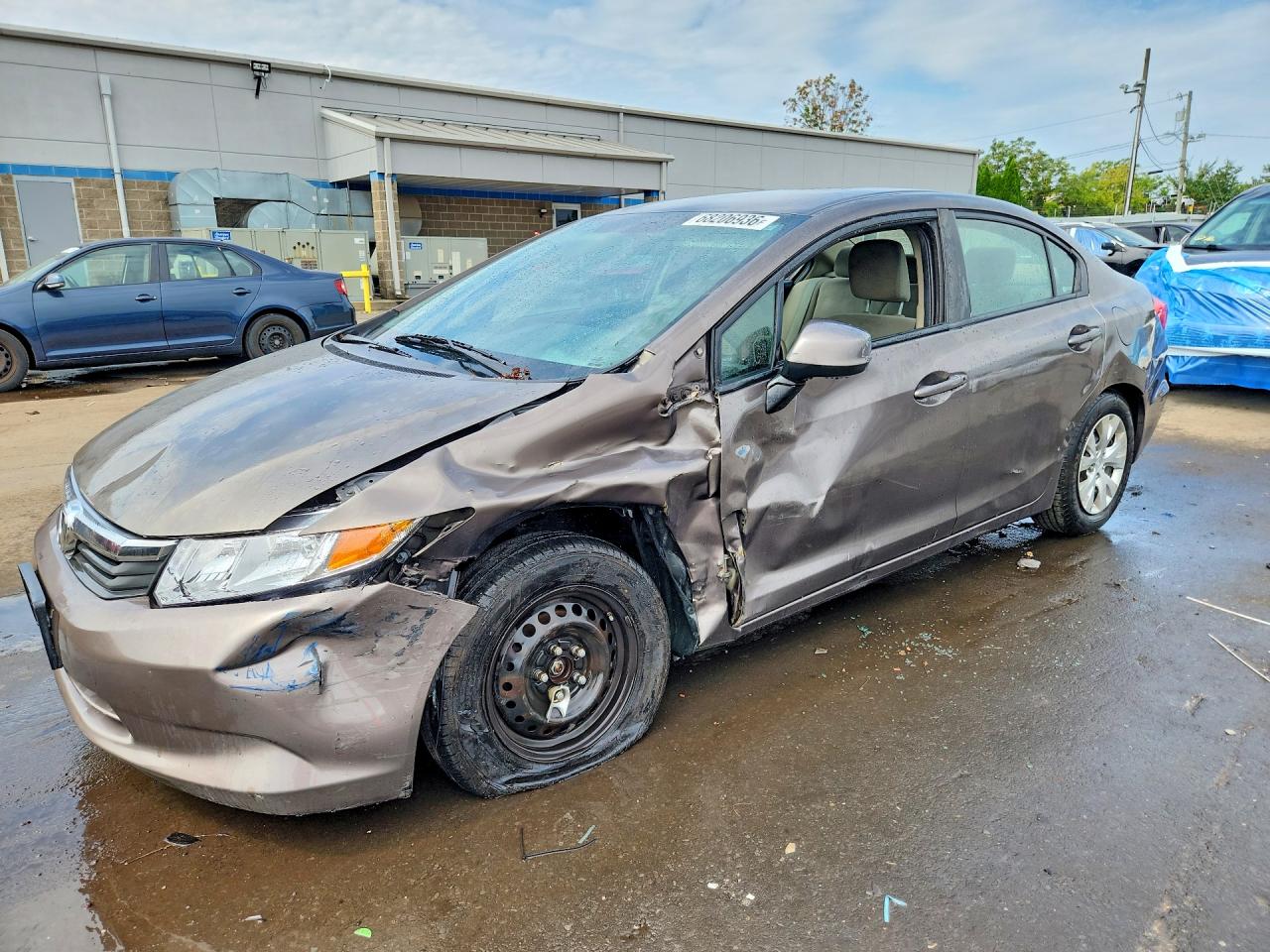 2012 HONDA CIVIC LX | 2HGFB2F51CH537383 | UPCARS