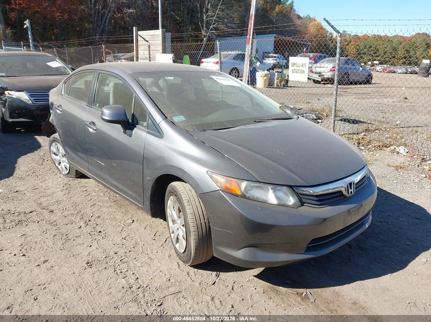 2012 HONDA CIVIC LX | 2HGFB2F50CH330886 | UPCARS
