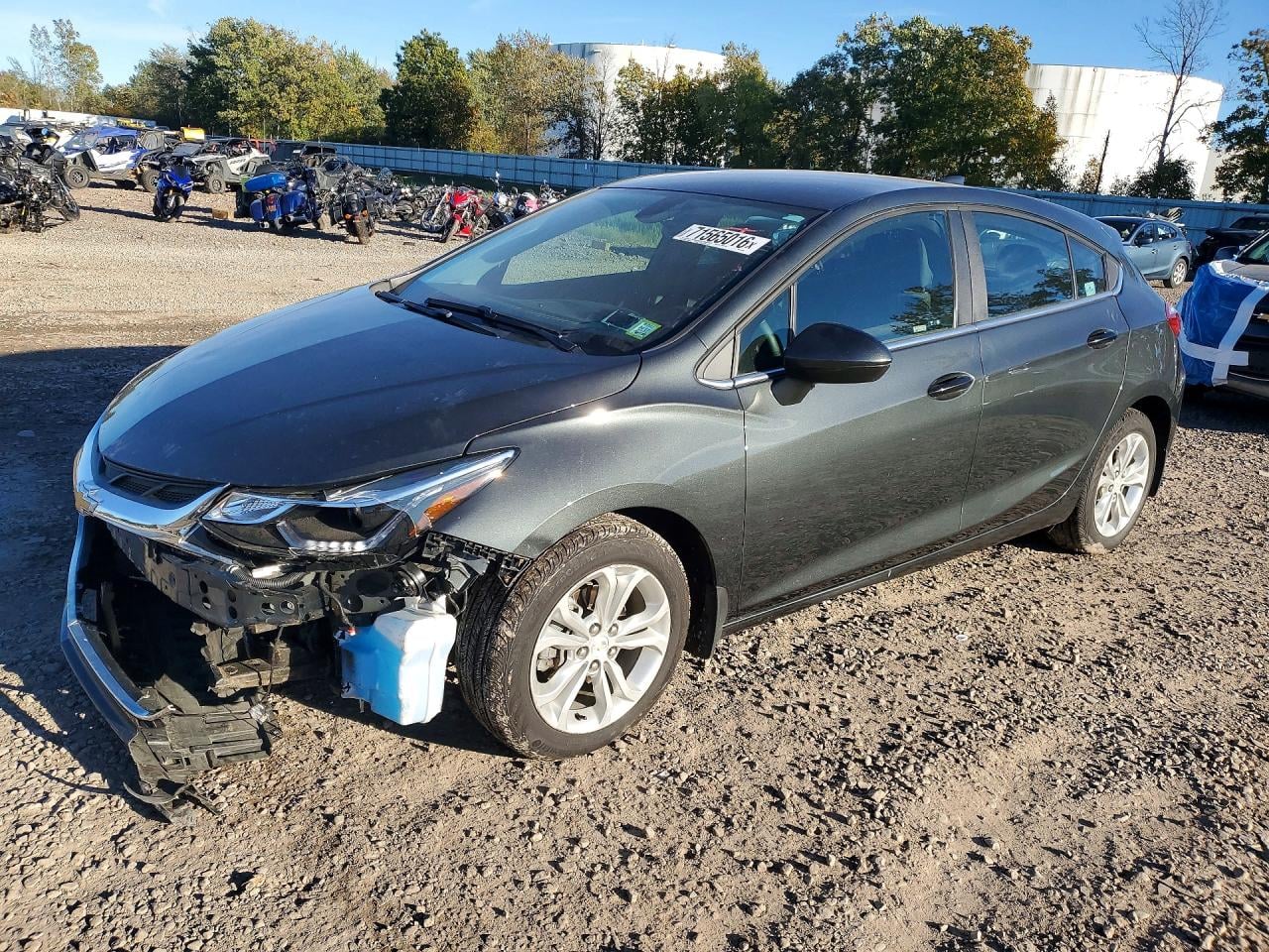 2019 CHEVROLET CRUZE LT | 3G1BE6SM4KS581455 | UPCARS