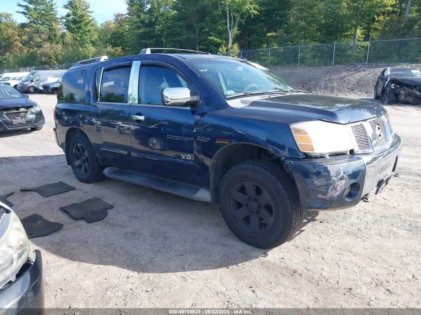 2006 NISSAN ARMADA SE | 5N1AA08B76N700516 | UPCARS