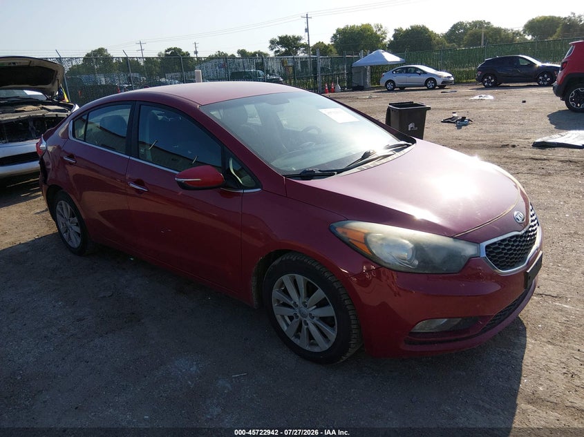 2014 KIA FORT EX | KNAFX4A87E5104865 | UPCARS
