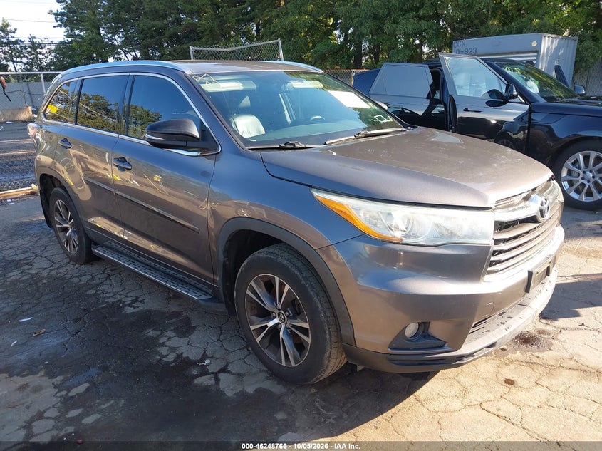 2016 TOYOTA HIGHLANDER XLE V6 | 5TDJKRFH6GS309611 | UPCARS