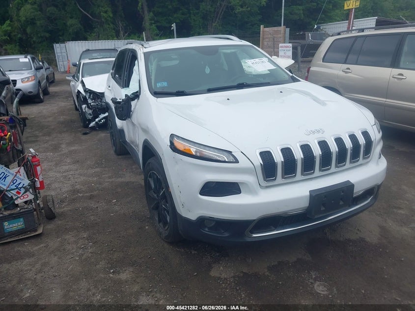2016 JEEP CHEROKEE LIMITED | 1C4PJMDB9GW244994 | UPCARS