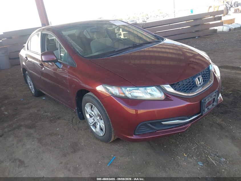 2013 HONDA CIVIC LX | 2HGFB2F52DH503891 | UPCARS
