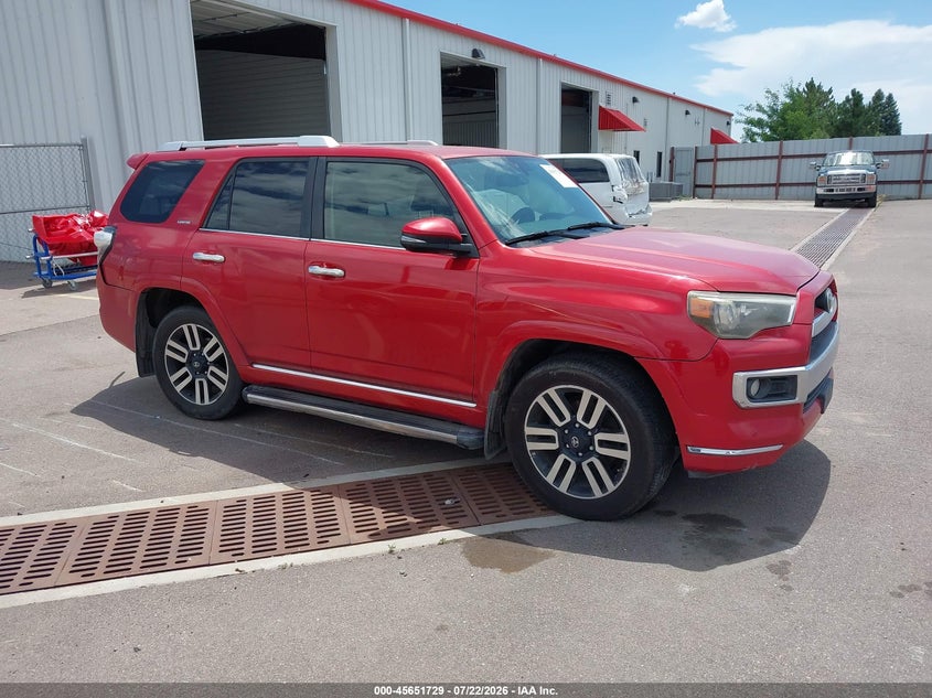 2014 TOYOTA 4RUNNER LIMITED | JTEBU5JR9E5161959 | UPCARS