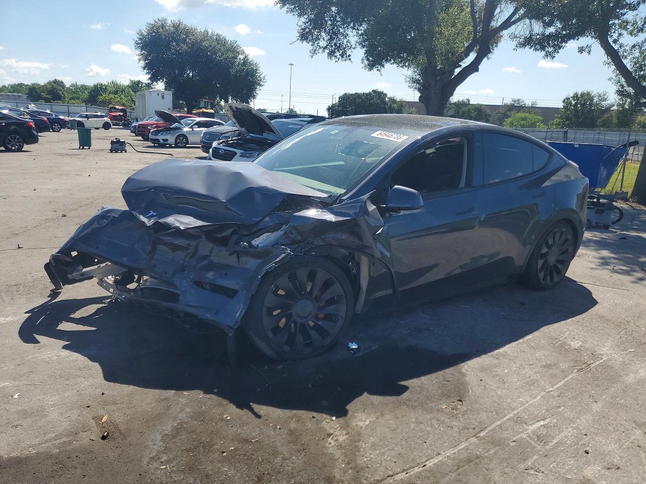 2022 TESLA MODEL Y | 7SAYGDEF2NF451719 | UPCARS