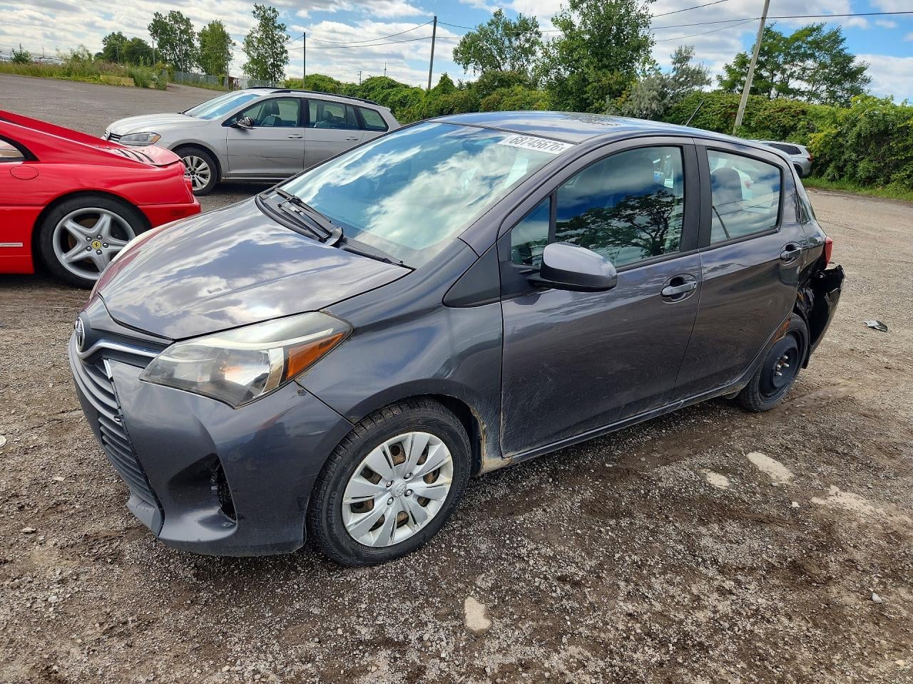 2015 TOYOTA YARIS 5-DOOR L | VNKKTUD39FA028367 | UPCARS