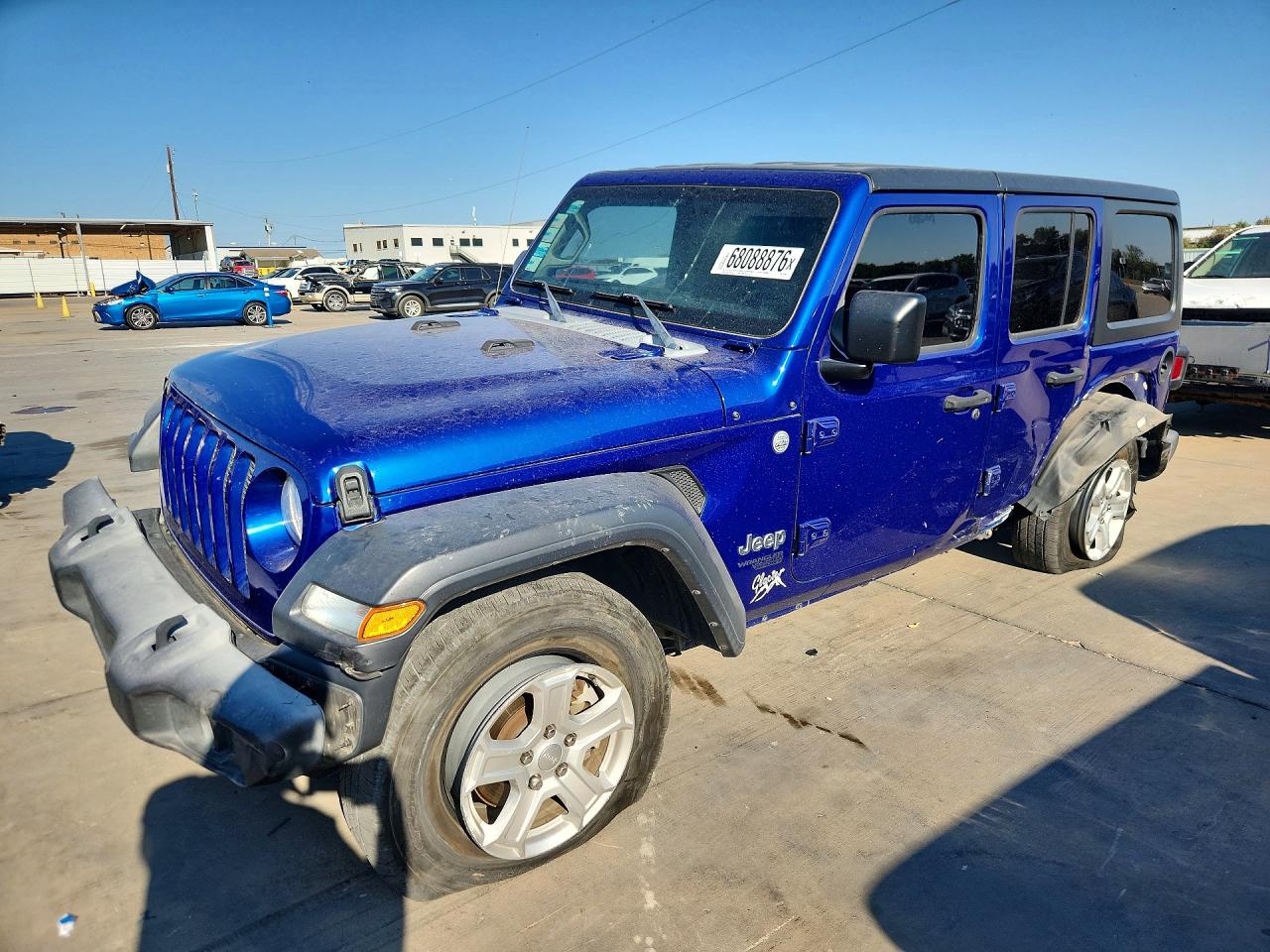 2018 JEEP WRANGLER SPORT | 1C4HJXDG9JW203130 | UPCARS