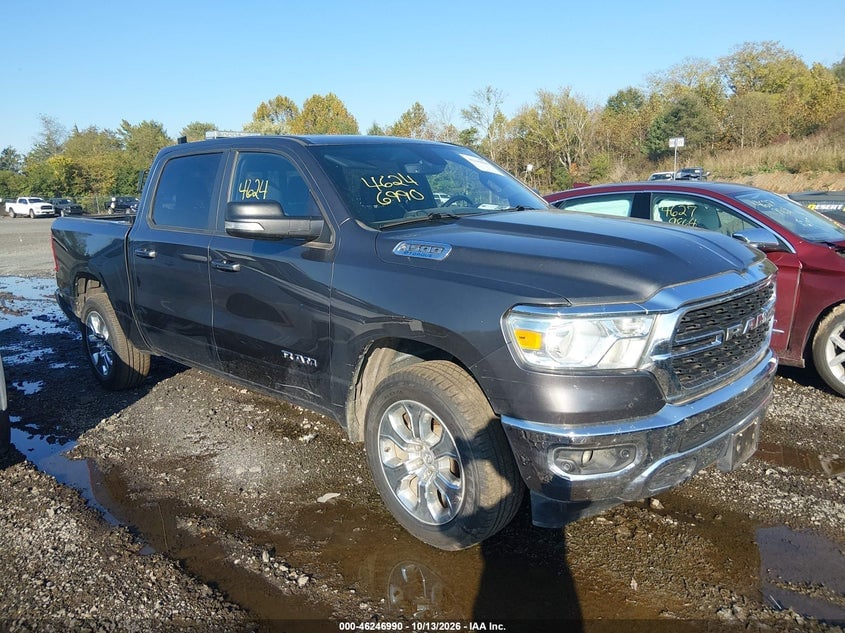 2022 RAM 1500 BIG HORN  4X4 5'7 BOX | 1C6RRFFG1NN239935 | UPCARS