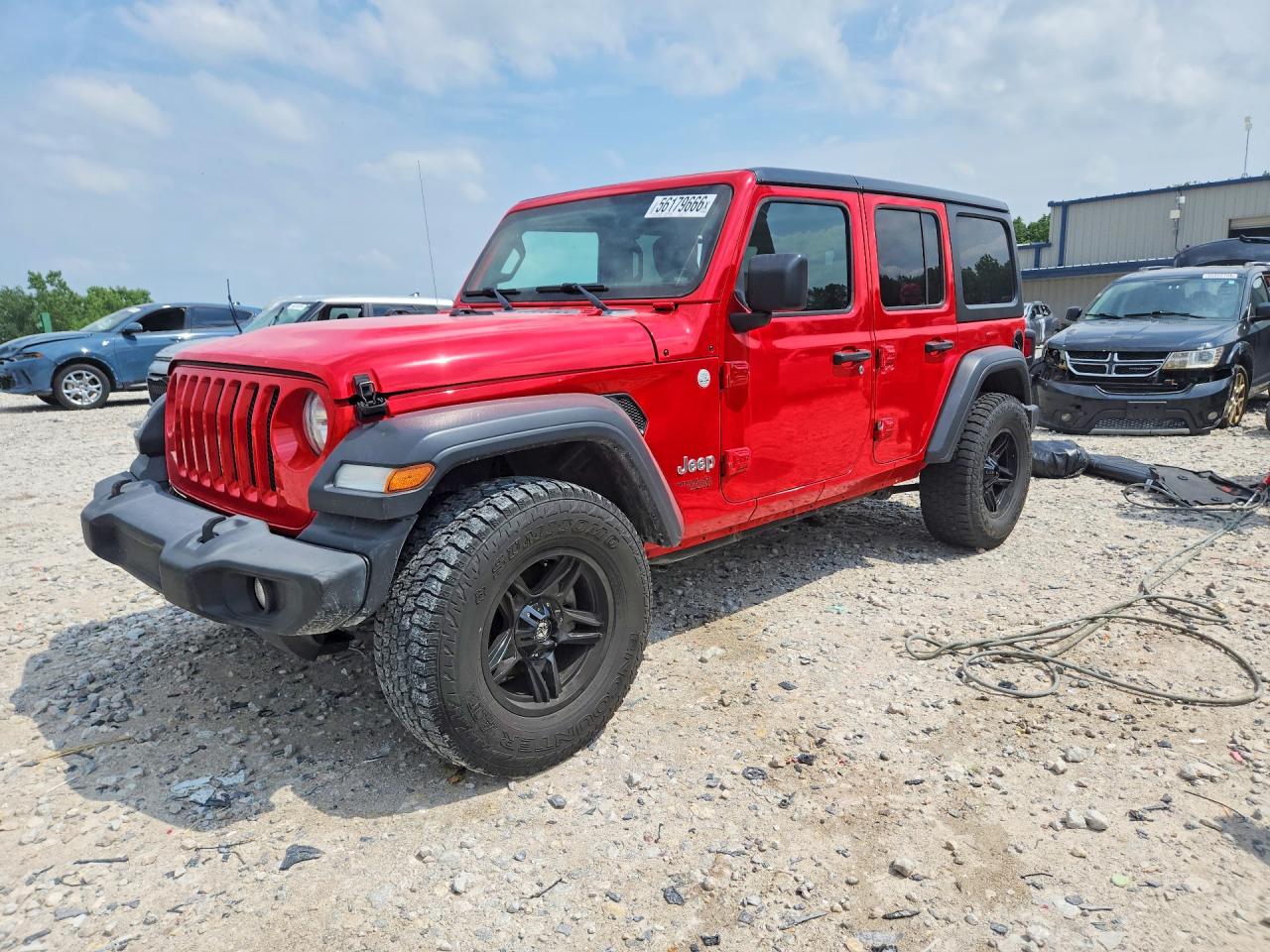 2018 JEEP WRANGLER SPORT | 1C4HJXDG5JW108046 | UPCARS