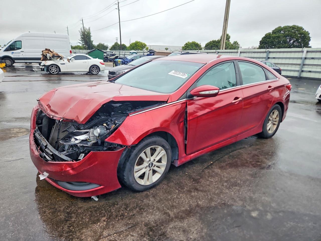 2014 HYUNDAI SONATA GLS | 5NPEB4AC3EH926287 | UPCARS
