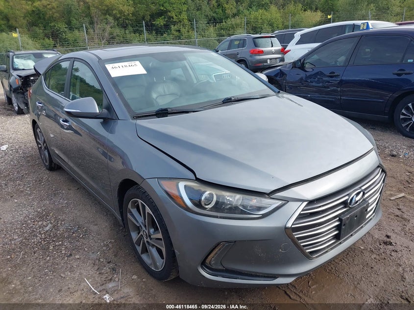 2017 HYUNDAI ELANTRA LIMITED | KMHD84LF8HU065650 | UPCARS