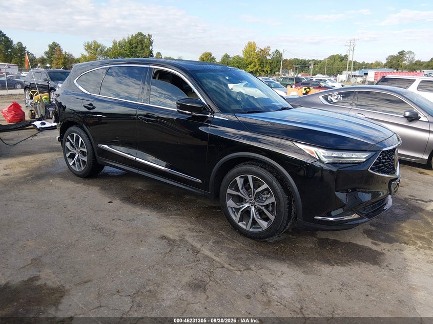 2022 ACURA MDX TECHNOLOGY PACKAGE | 5J8YE1H44NL019076 | UPCARS