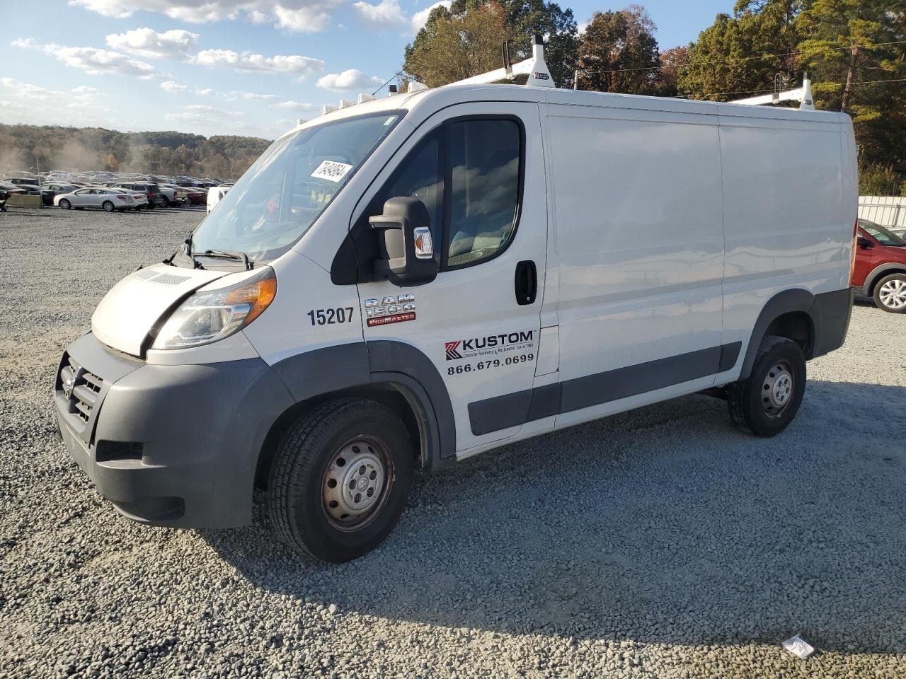 2015 RAM PROMASTER 1500 STANDARD | 3C6TRVAG0FE518659 | UPCARS
