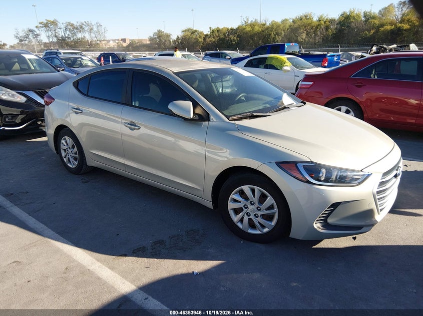 2017 HYUNDAI ELANTRA SE | KMHD74LF1HU407863 | UPCARS