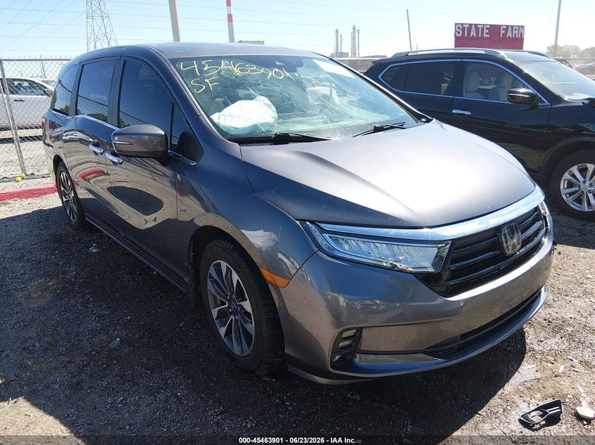 2022 HONDA ODYSSEY EX-L | 5FNRL6H7XNB060752 | UPCARS