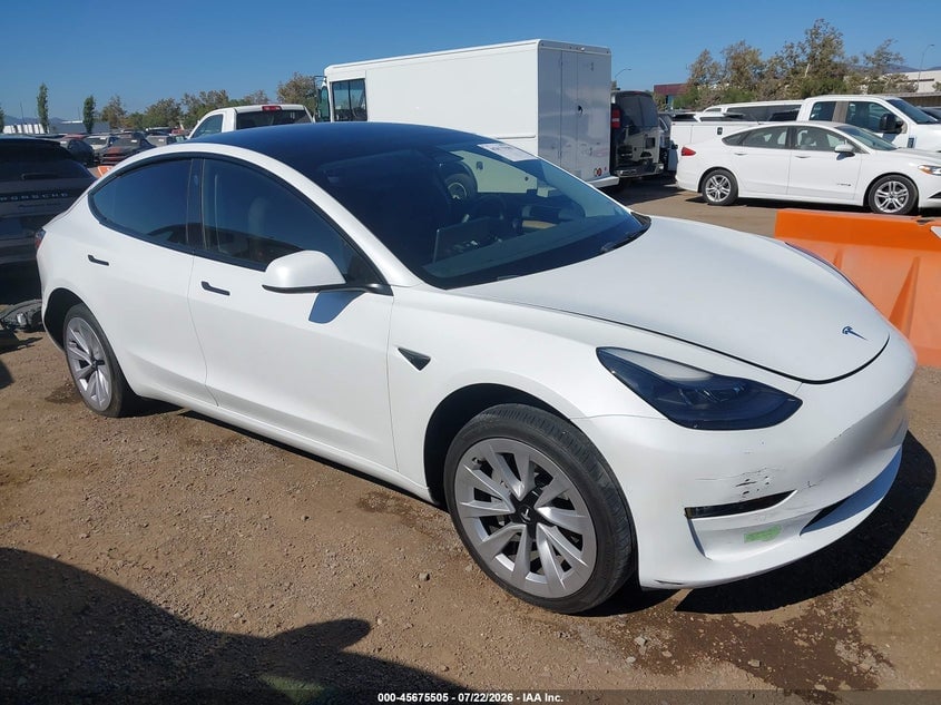 2022 TESLA MODEL 3 REAR-WHEEL DRIVE | 5YJ3E1EA2NF357419 | UPCARS