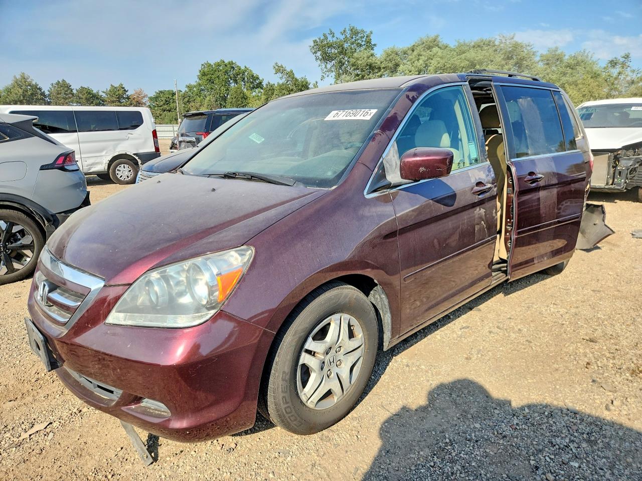 2007 HONDA ODYSSEY EX | 5FNRL38457B410943 | UPCARS