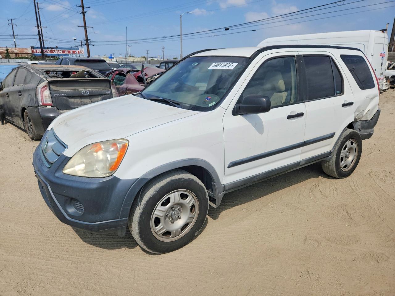 2005 HONDA CRV LX | JHLRD68525C020192 | UPCARS