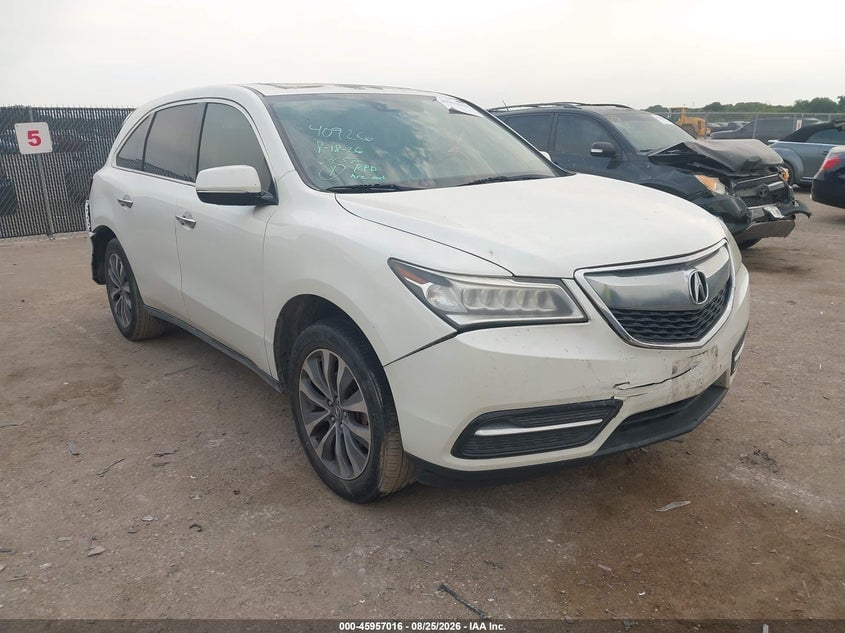 2016 ACURA MDX TECHNOLOGY   ACURAWATCH PLUS PACKAGES/TECHNOLOGY PACKAGE | 5FRYD3H46GB008212 | UPCARS