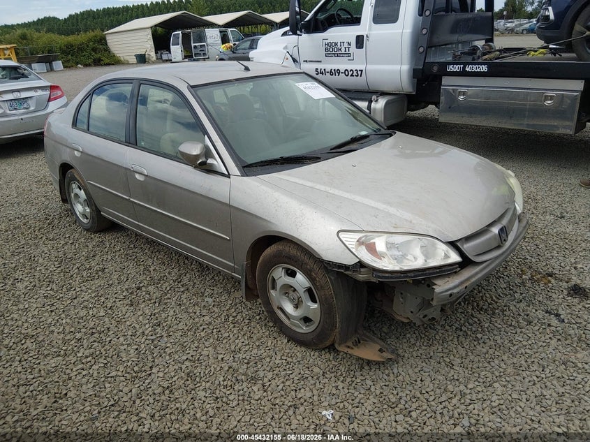 2005 HONDA CIVIC HYBRID | JHMES96605S024549 | UPCARS