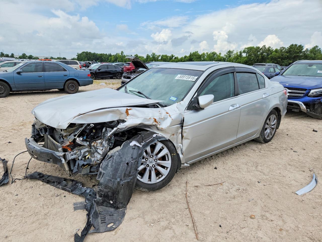 2012 HONDA ACCORD EXL | 1HGCP3F80CA028324 | UPCARS