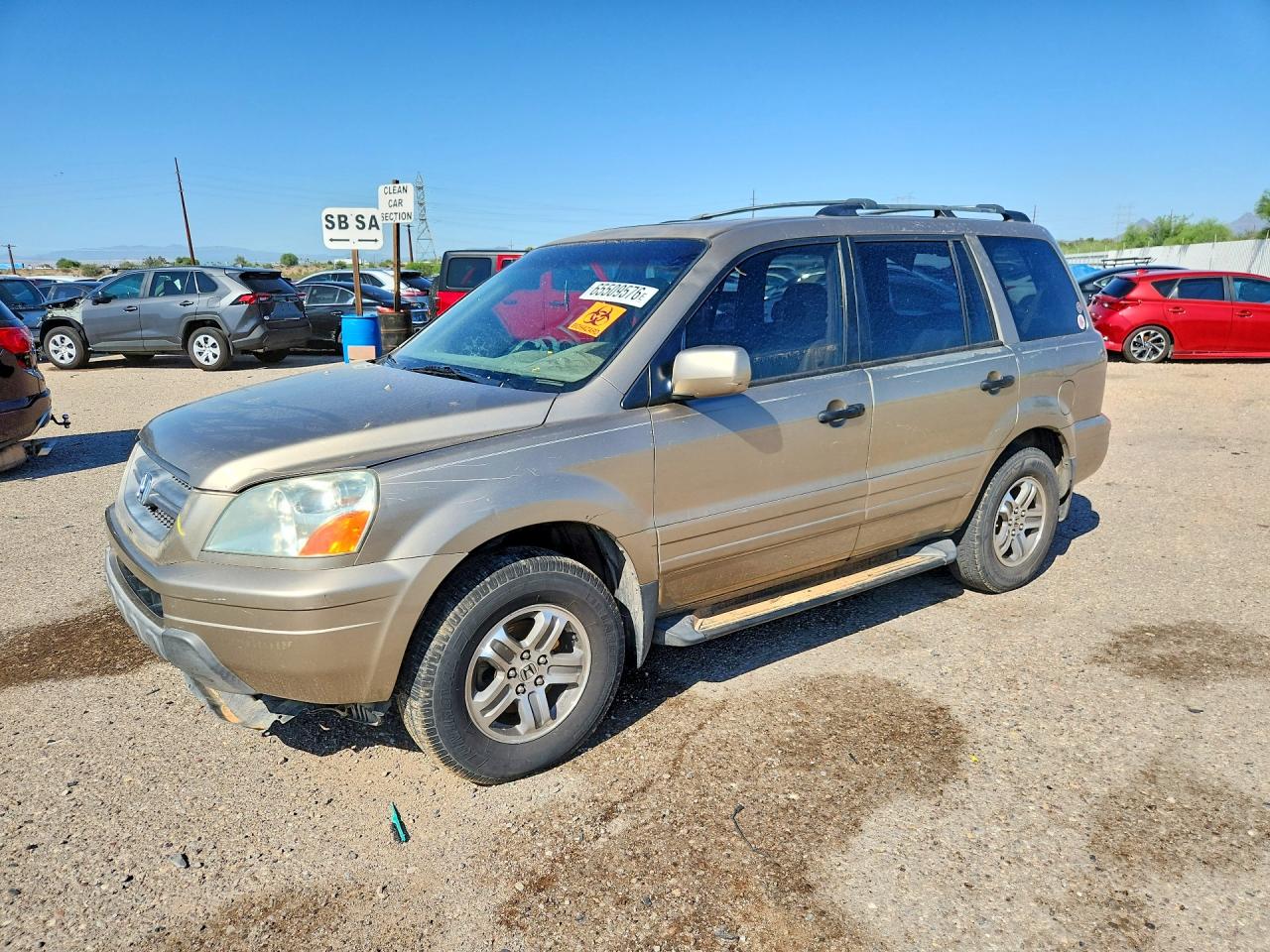 2005 HONDA PILOT EXL | 2HKYF18585H510467 | UPCARS
