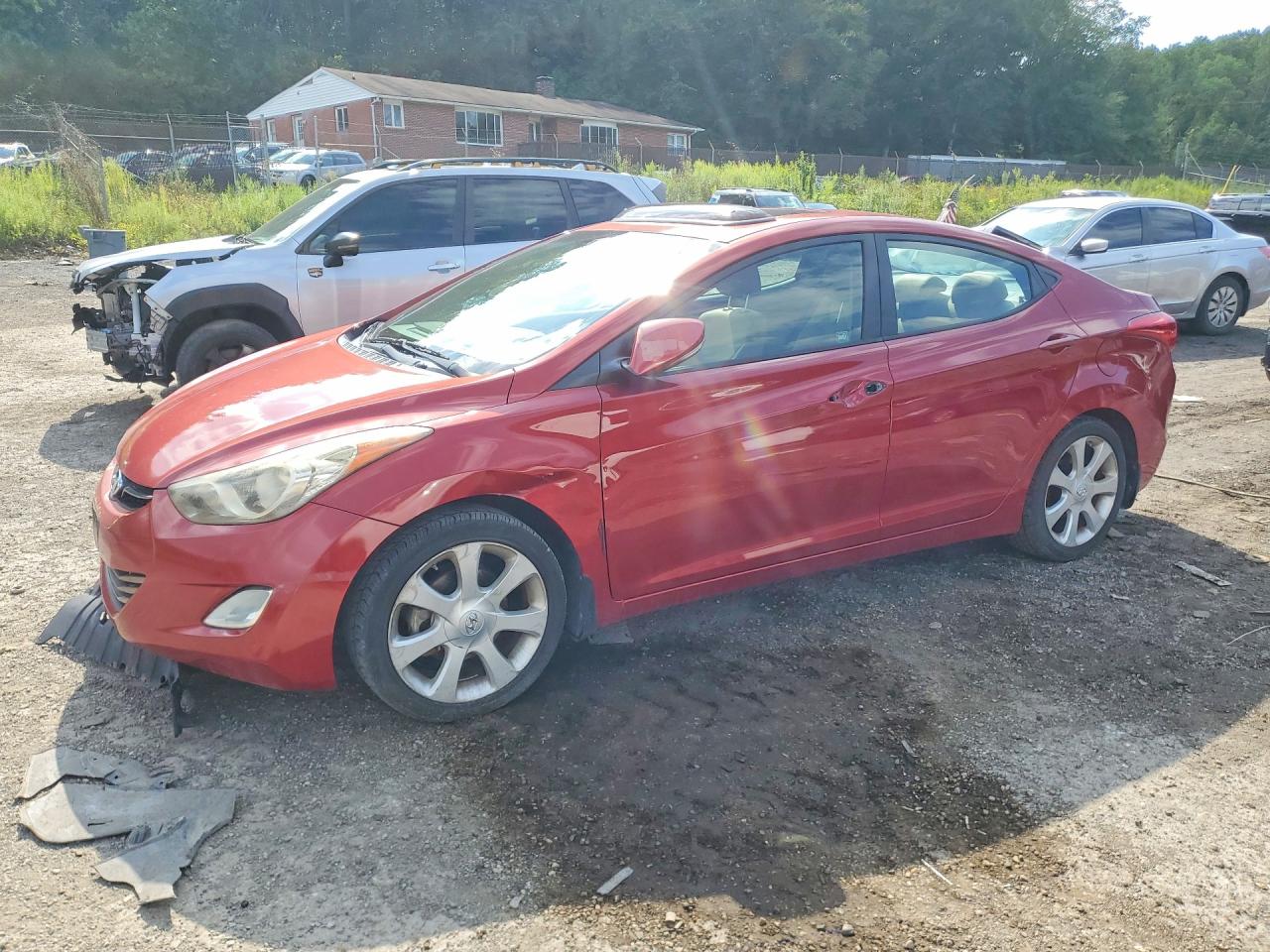 2013 HYUNDAI ELANTRA LIMITED | KMHDH4AE3DU519422 | UPCARS