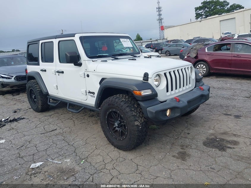 2021 JEEP WRANGLER UNLIMITED SPORT S 4X4 | 1C4HJXDN9MW786477 | UPCARS
