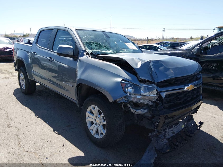 2021 CHEVROLET COLORADO 2WD  SHORT BOX LT | 1GCGSCEN5M1257329 | UPCARS