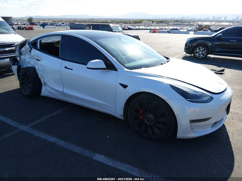 2021 TESLA MODEL 3 PERFORMANCE DUAL MOTOR ALL-WHEEL DRIVE | 5YJ3E1EC7MF879303 | UPCARS