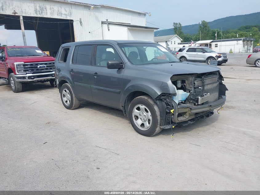 2012 HONDA PILOT LX | 5FNYF4H25CB063115 | UPCARS