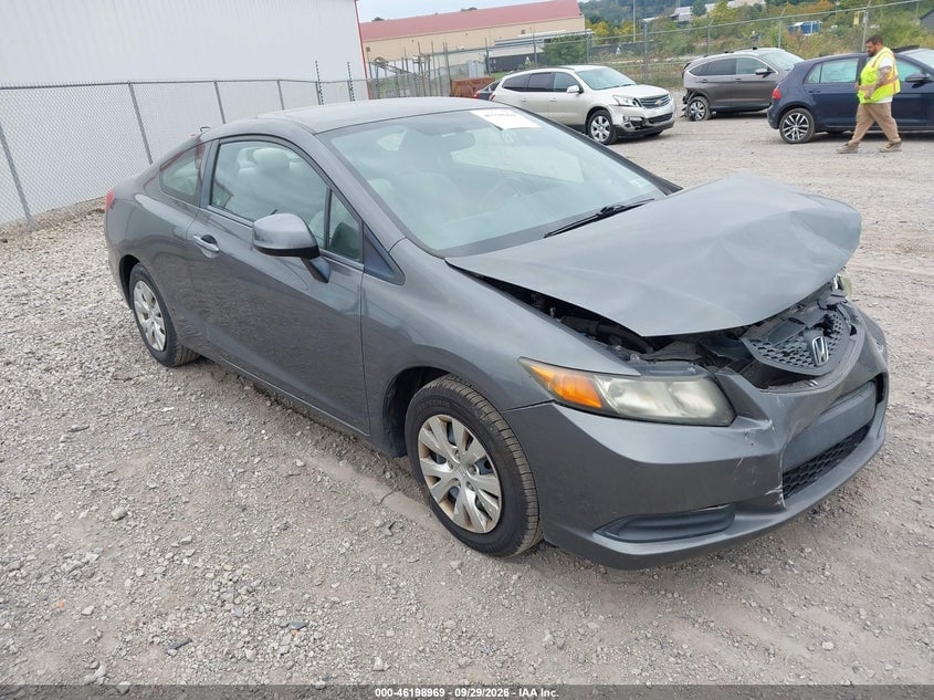 2012 HONDA CIVIC LX | 2HGFG3B57CH566190 | UPCARS