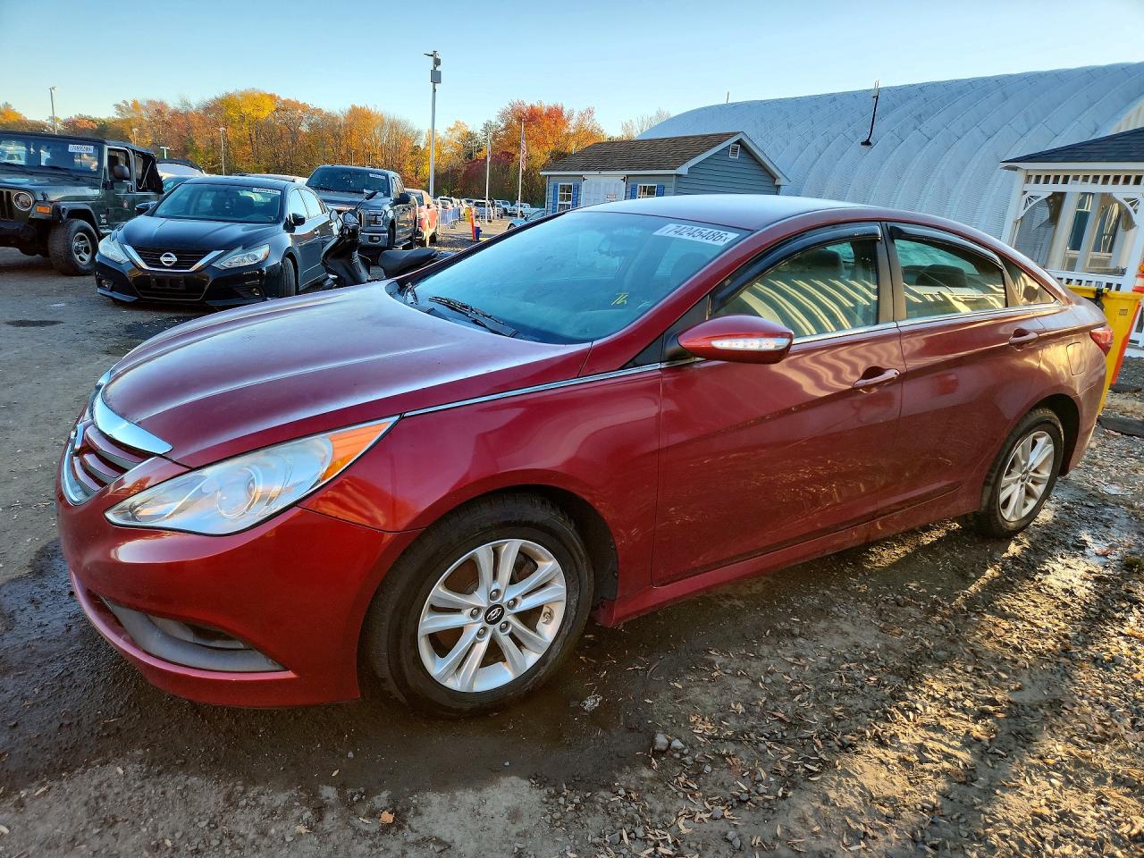 2014 HYUNDAI SONATA GLS | 5NPEB4AC6EH893026 | UPCARS