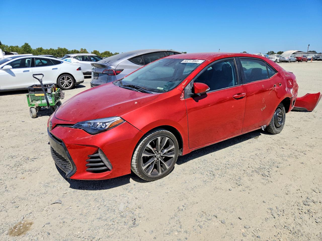 2017 TOYOTA COROLLA SE | 5YFBURHE2HP606760 | UPCARS