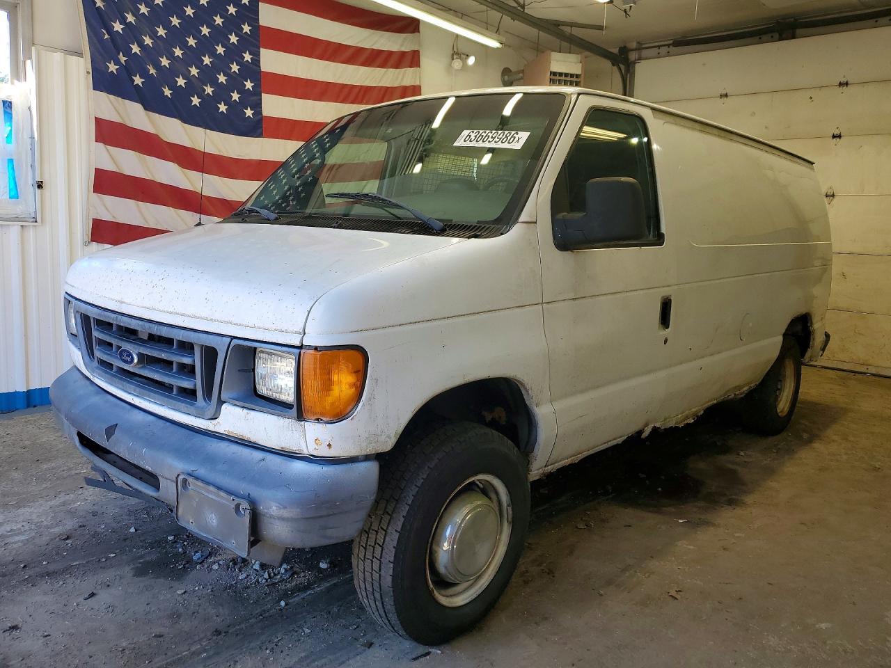 2007 FORD ECONOLINE DELIVERY VAN | 1FTNE14W77DA57939 | UPCARS