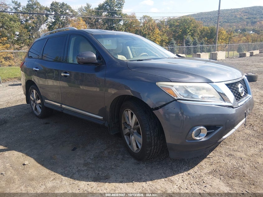 2014 NISSAN PATHFINDER PLATINUM | 5N1AR2MM5EC624218 | UPCARS