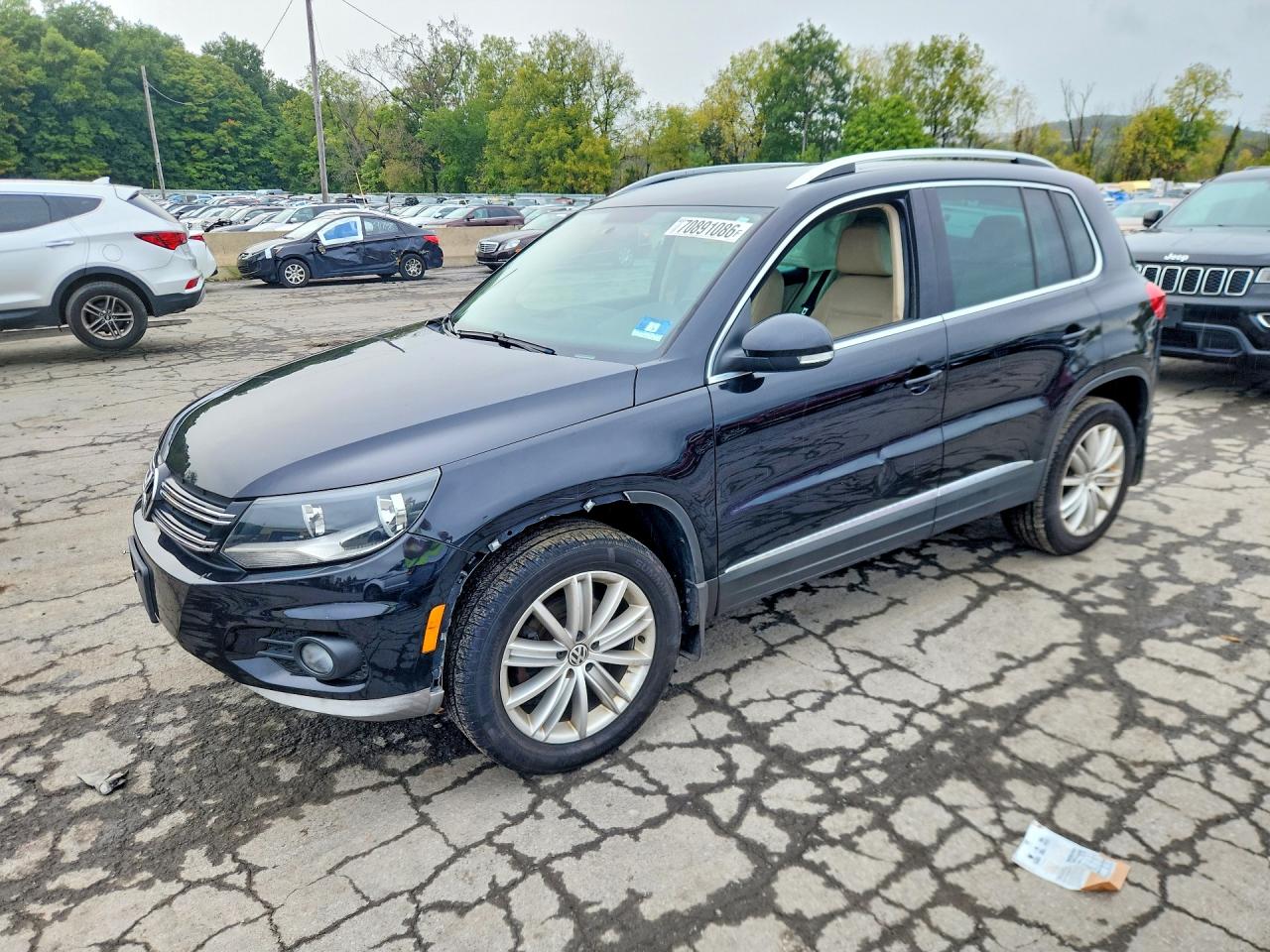 2014 VOLKSWAGEN TIGUAN S | WVGBV3AXXEW525008 | UPCARS
