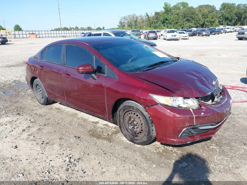 2015 HONDA CIVIC LX | 19XFB2F5XFE025300 | UPCARS