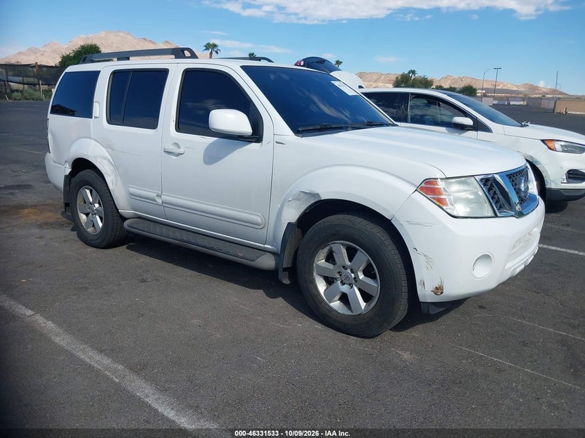 2012 NISSAN PATHFINDER SV | 5N1AR1NB4CC620455 | UPCARS