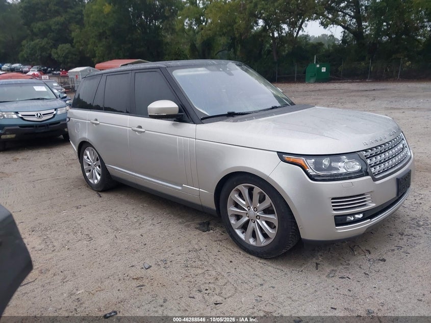 2017 LAND ROVER RANGE ROVER 3.0L V6 SUPERCHARGED HSE | SALGS2FV1HA349447 | UPCARS