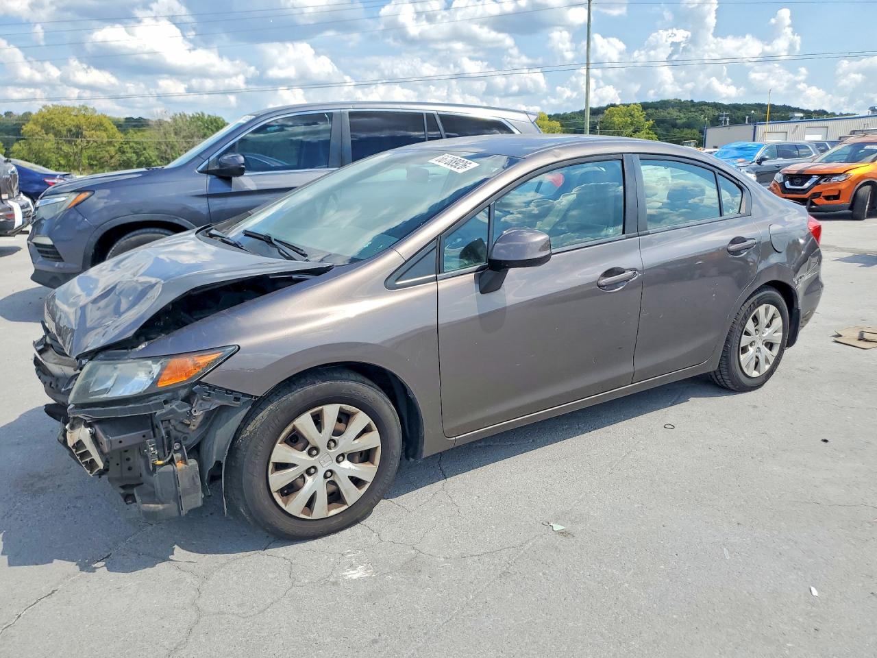 2012 HONDA CIVIC LX | 19XFB2F59CE063614 | UPCARS