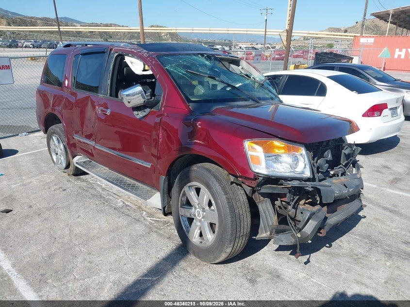 2011 NISSAN ARMADA PLATINUM | 5N1AA0NE6BN614591 | UPCARS