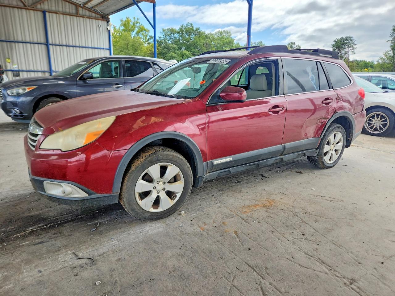 2011 SUBARU OUTBACK 2.5I PREMIUM | 4S4BRBCC5B3433570 | UPCARS