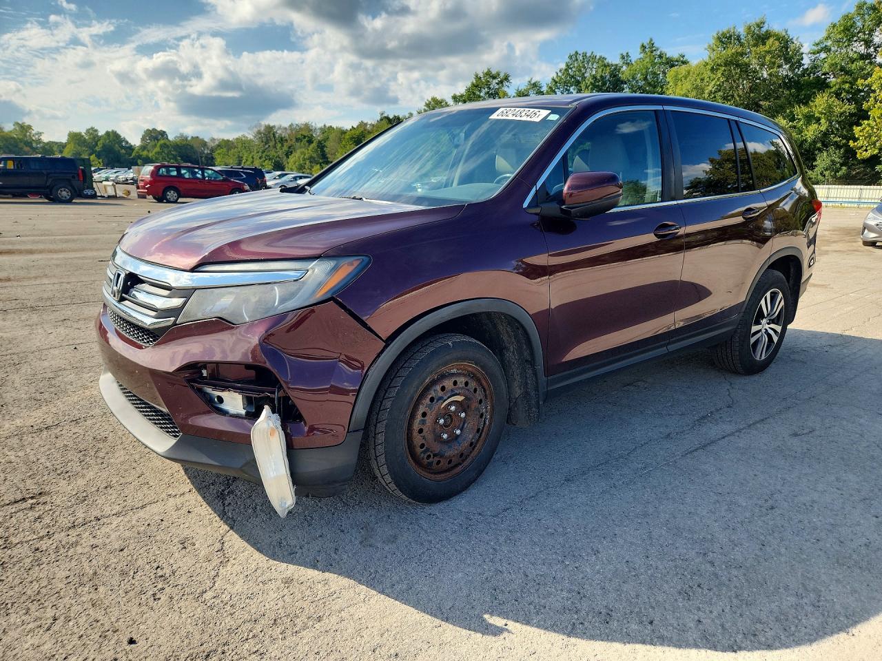 2016 HONDA PILOT EXL | 5FNYF6H59GB010803 | UPCARS