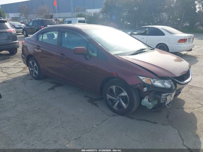 2014 HONDA CIVIC LX | 19XFB2F55EE251145 | UPCARS