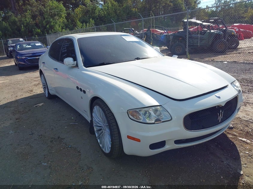 2008 MASERATI QUATTROPORTE BASE AUTOMATIC/EXECUTIVE GT AUTOMATIC/SPORT GT S AUTOMATIC | ZAMFE39A680036923 | UPCARS